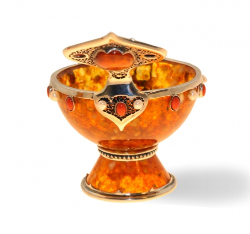 чаша "Державная" из янтаря, 1803k фото 8