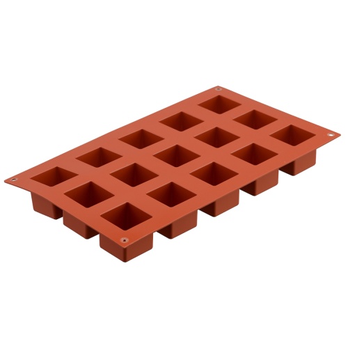 Форма для приготовления пирожных cube 3,5 х 3,5 см силиконовая фото 7