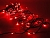 Светодиодная гирлянда 24V Quality Light 100 красных LED ламп 10 м, черный ПВХ, соединяемая, IP44, BEAUTY LED
