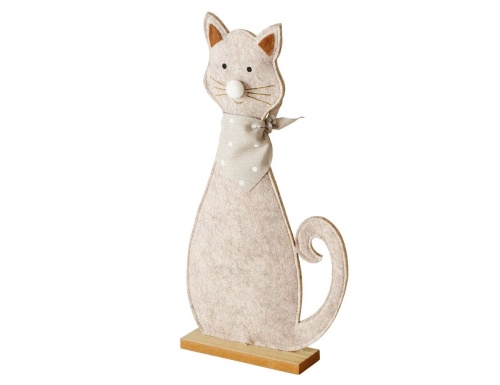 Декоративная фигура "Кошечка лилу", фетр, 40 см, Boltze фото 2