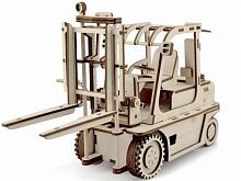 Конструктор 3D деревянный подвижный Lemmo Погрузчик