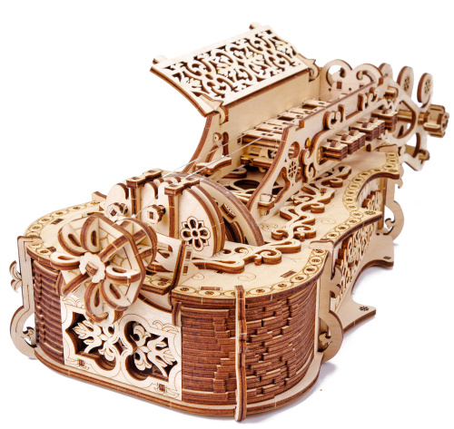 Механическая сборная модель, деревянный конструктор Wood Trick Лира Да Винчи фото 6