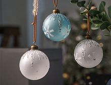 Набор стеклянных шаров АРДИВЕР, 8 см, 12 шт., Winter Deco