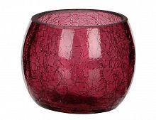 Подсвечник "Чаша света", тёмно-розовый, 6.5х8 см, Edelman