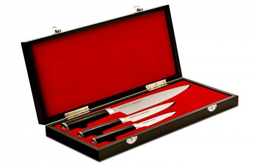 Набор из 3 ножей Samura Mo-V в подарочной коробке, G-10 фото 5