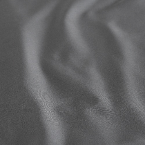 Комплект постельного белья полутораспальный из сатина темно-серого цвета из коллекции wild фото 2