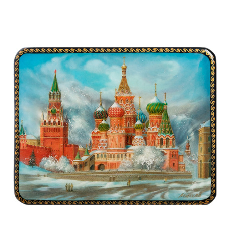 ШК-19/10-D Шкатулка в технике декупаж "Москва" (10х8х3,5) фото 2