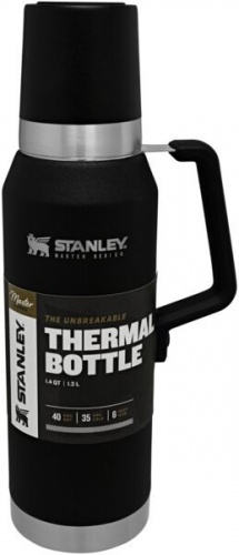 Термос Stanley Master (1,3 литра), черный фото 5