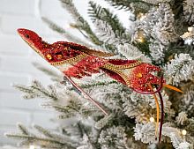 Ёлочная игрушка ПТИЧКА РИГБИ, пенополистирол, 25 см, Winter Deco
