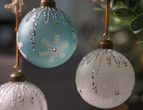 Набор стеклянных шаров АРДИВЕР, 8 см, 12 шт., Winter Deco фото 5