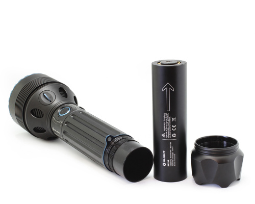 Фонарь светодиодный поисковой Olight X9R Marauder CW холодный (Комплект) фото 14
