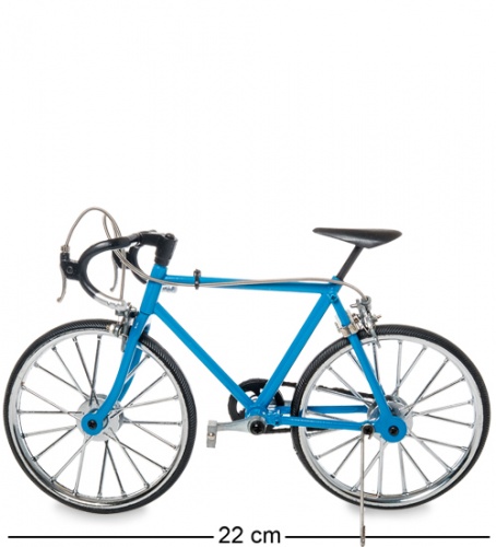 VL-19/2 Фигурка-модель 1:10 Велосипед гоночный "Roadbike" голубой фото 2