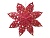 Подвесная бумажная снежинка - плафон КАНТИ, розовый бархат, 60 см, белый кабель 3.5 м, патрон Е14, Kaemingk (Lumineo)