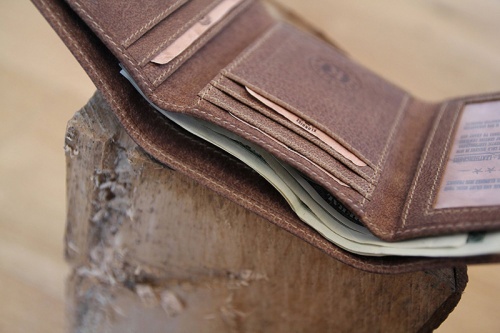 Бумажник Klondike Jane, коричневый, 11x8,5x1,5 см фото 14