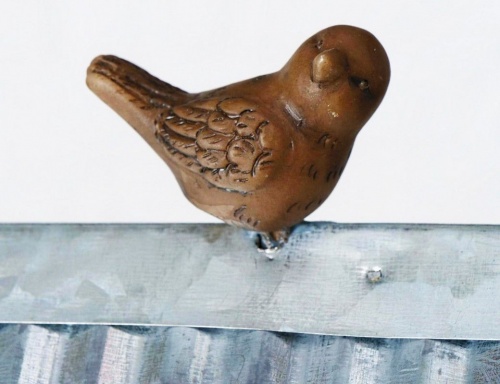 Декоративная кормушка "Птичья радость", дерево, металл, 25 см, Boltze фото 5