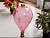 Ёлочная игрушка ВОЗДУШНЫЙ ШАР, стекло, розовый, 7x14 см, Kaemingk (Decoris)