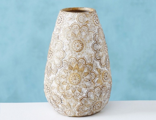 Декоративная ваза КАЛАЙДО, полистоун, 22 см, Boltze фото 2