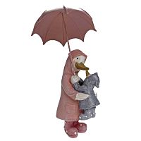 Фигурка "Утка с зонтом и ребенком" 10*10*20 см