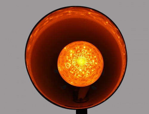 Декоративные LED"-лампы" (9 диодов) в виде шара, 45 мм, цоколь Е27, 5 Вт, разные цвета, фото 2