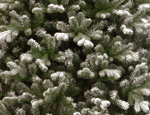 Искусственная ель "Шеффилд" заснеженная, (литая хвоя РЕ+PVC), National Tree Company фото 2