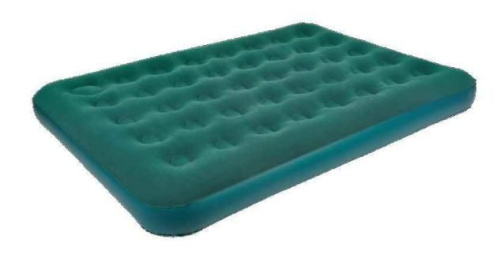 Надувная кровать Relax Flocked air bed Single со встроенным ножным насосом 27238