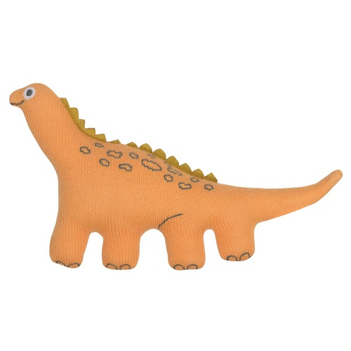 Погремушка из хлопка Динозавр toto из коллекции tiny world 14х8 см фото 7