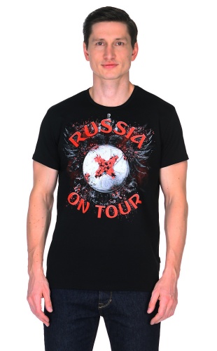 Мужская футболка"RUSSIA ON TOUR" фото 2