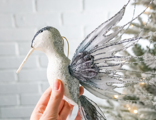 Ёлочная игрушка ПТИЧКА ДИДИ, пенополистирол, 28 см, Winter Deco фото 2