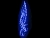 Электрогирлянда КОНСКИЙ ХВОСТ, 200 синих mini-LED ламп, 15*1.5+1.5 м, провод-проволока+синий шнур, BEAUTY LED