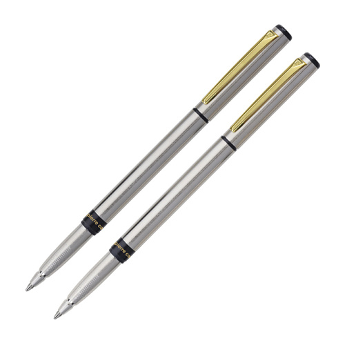 Набор подарочный Pierre Cardin Pen&Pen - Silver, ручка шариковая + ручка роллер