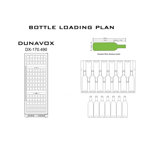 Винный шкаф Dunavox DX-170.490 фото 4