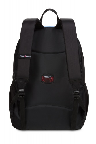 Рюкзак Swissgear, чёрный/голубой, 32х14х45 см, 20 л фото 5