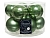Набор стеклянных шаров матовых и эмалевых, цвет: эвкалиптовый, 60 мм, упаковка 10 шт., Kaemingk (Decoris)