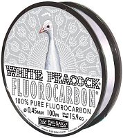 Леска Balsax White Peacock Fluorocarbon Box 100м