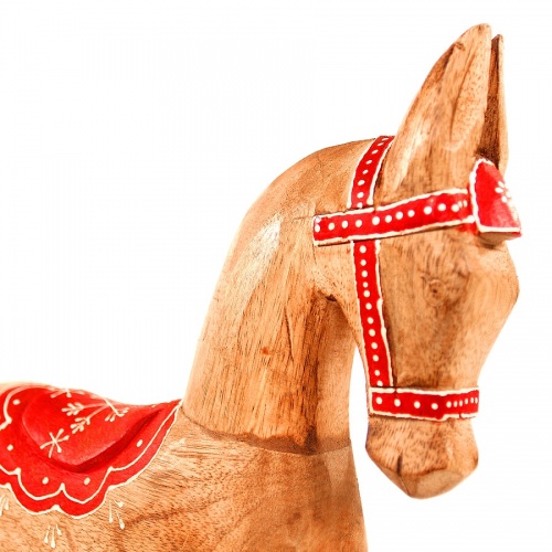 Декоративная лошадка christmas horse, 40х30х13 см фото 4