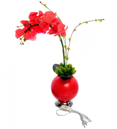 LP-02 Орхидея в вазе с LED-подсветкой фото 2