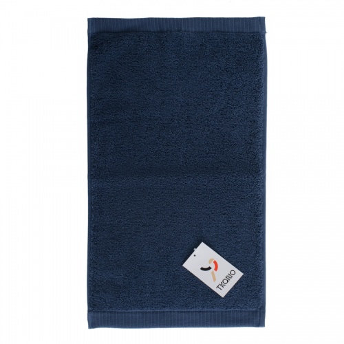 Полотенце для лица темно-синего цвета essential 30х50 фото 2
