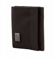 Бумажник Victorinox Lifestyle Accessories 4.0 Tri-Fold Wallet, чёрный, нейлон, 9x3x11
