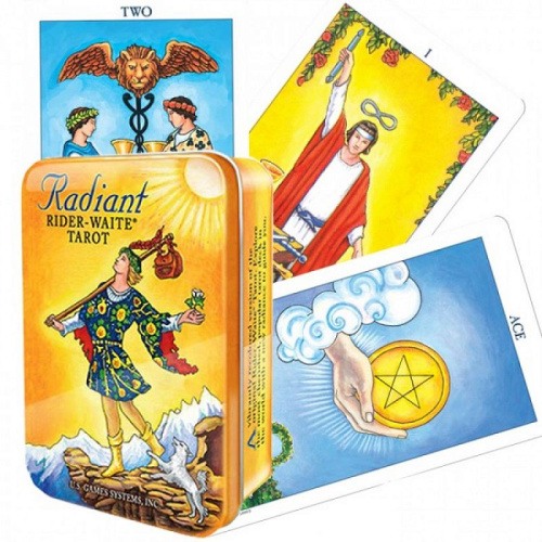 Карты Таро: "Radiant Rider-Waite Tarot deck in a Tin" фото 2