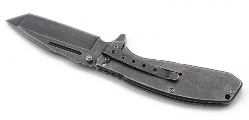 Нож Stinger, 114,3 мм,серый, подарочная упаковка фото 2