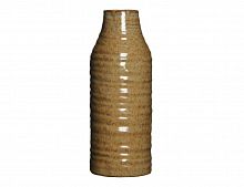 Ваза-бутыль "Стэфи", керамика, песочная, 25.5х9.5 см, Edelman