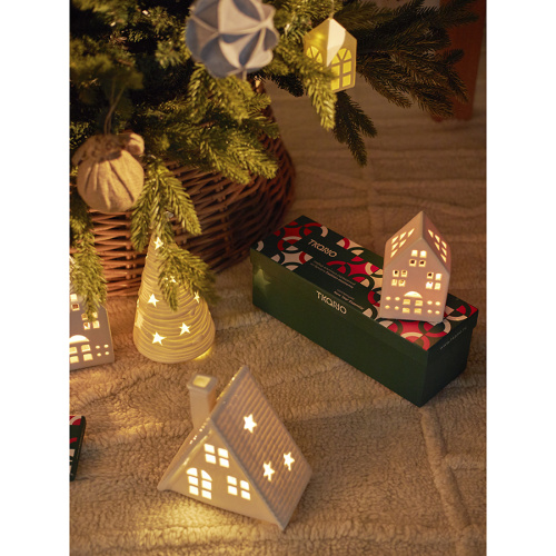 Домик из фарфора с подсветкой k'benhavn из коллекции new year essential, 16,2 см фото 7