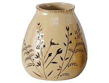 Декоративная ваза БОТАНИКО с тонкими веточками, фарфоровая, 10 см, Boltze