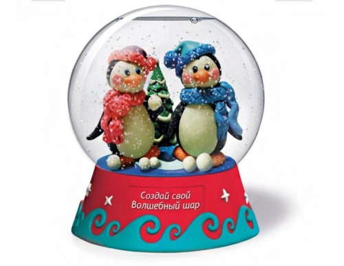 Набор для творчества ‘Создай волшебный шар со снегом’ ("Пингвины" и МИШКА), Magic Moments фото 4