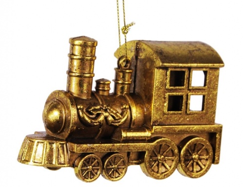 Ёлочная игрушка "Паровозик", 'Золотая коллекция', 12х5х8 см, Hogewoning