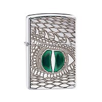 Зажигалка ZIPPO Armor™ с покрытием High Polish Chrome, латунь/сталь, серебристая, 36x12x56 мм, 28807