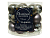 Стеклянные шары ДЕЛЮКС матовые и эмалевые цвет: серая шерсть, 25 мм, упаковка 24 шт., Kaemingk (Decoris)