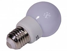 Декоративные LED"-лампы" (9 диодов) в виде шара, 50 мм, цоколь Е27, 5 Вт, RGB,