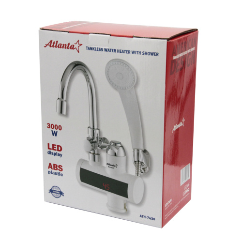 ATH-7430 (white) Водонагреватель с душем фото 4