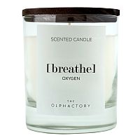 Свеча ароматическая the olphactory breathe black Кислород 40 ч